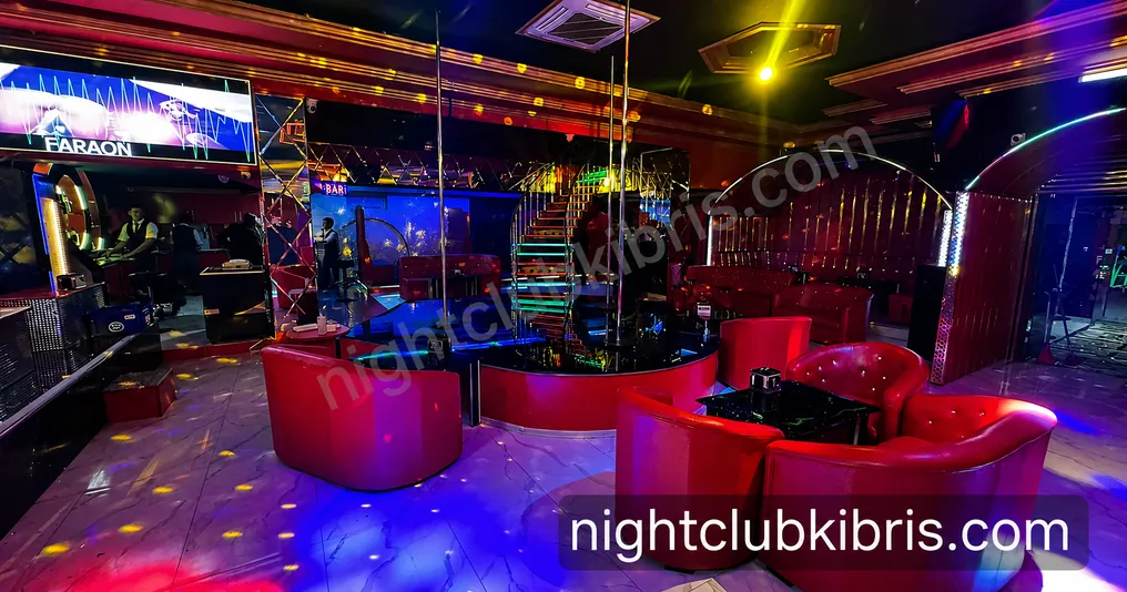 Faraon Night Club Kıbrıs gece görünümü